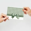 Great Papers! Sage Green Bow Note Card and White Envelope, 4.875" x 3.375", 24 count