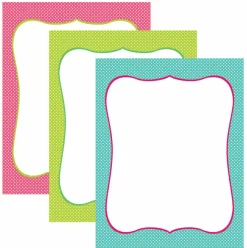 Great Papers! Spring Dots Assortment Stationery Letterhead, Invitations and Announcements, Printer Friendly, 8.5"x11", 60 Pack