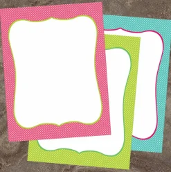 Great Papers! Spring Dots Assortment Stationery Letterhead, Invitations and Announcements, Printer Friendly, 8.5