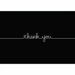 Great Papers! Thank You Note Card and White Envelope, Grace, 4.75" x 3.375"(folded), 50 count