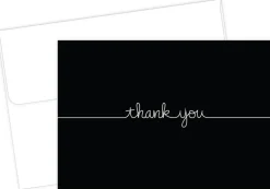 Great Papers! Thank You Note Card and White Envelope, Grace, 4.75" x 3.375"(folded), 50 count