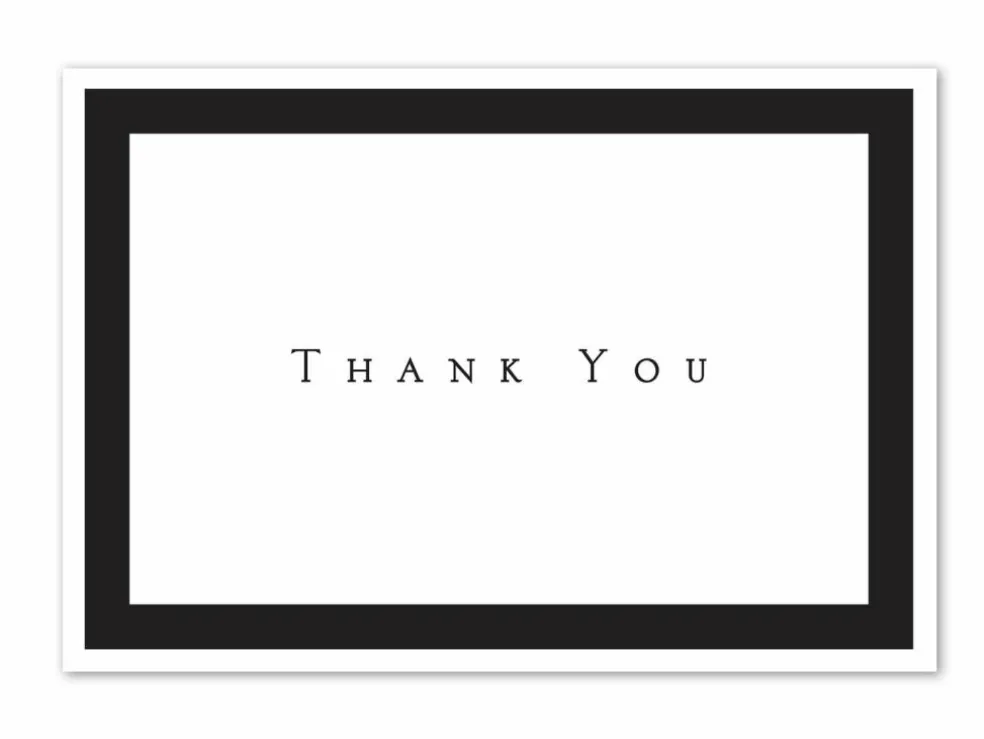 Great Papers! Tuxedo Thank You Note Card, 4.875" x 3.375" (folded), 50 cards/50 envelopes
