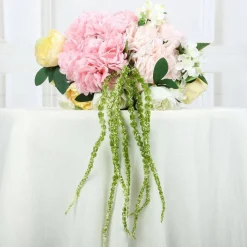 36" Green Artificial Amaranthus Plant Strands - Set of 2 for Stunning Wedding Decor