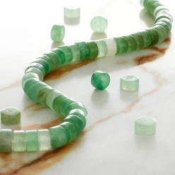 Green Aventurine Heishi Beads by Bead Landing™