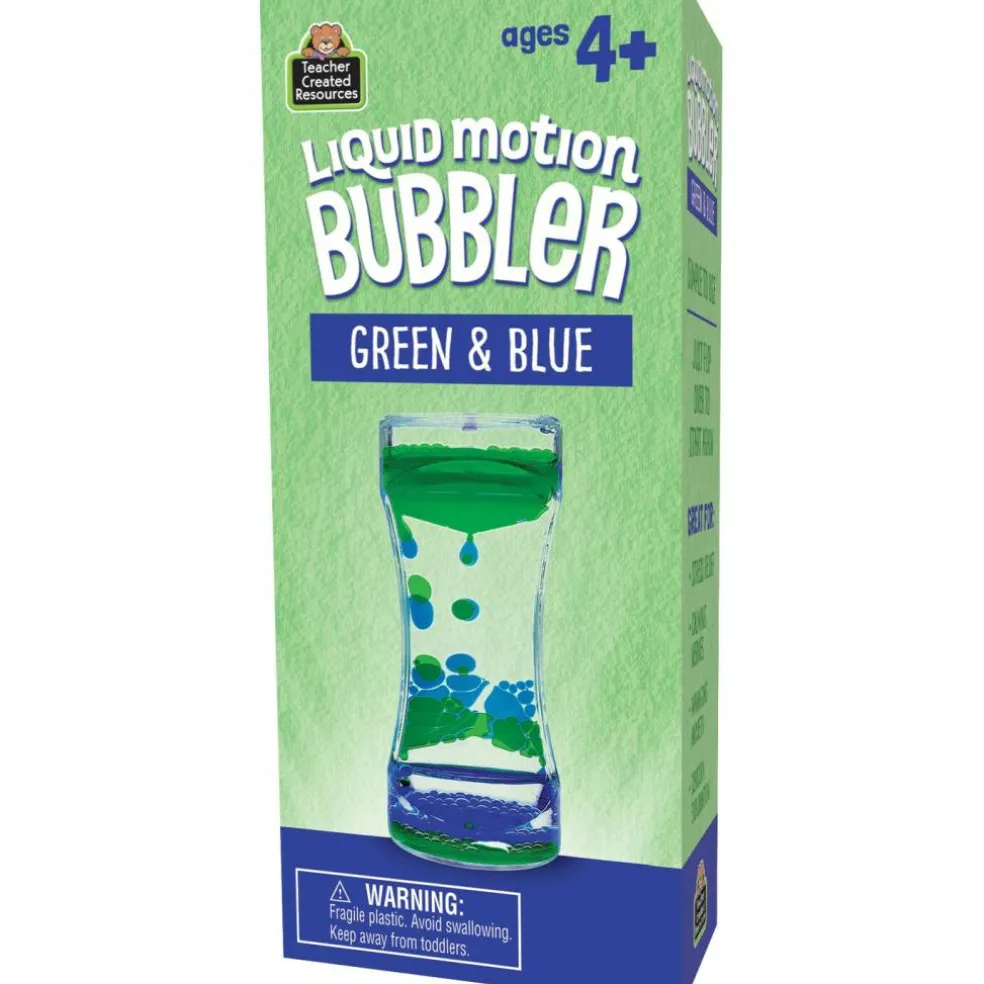 Green & Blue Liquid Motion Bubbler