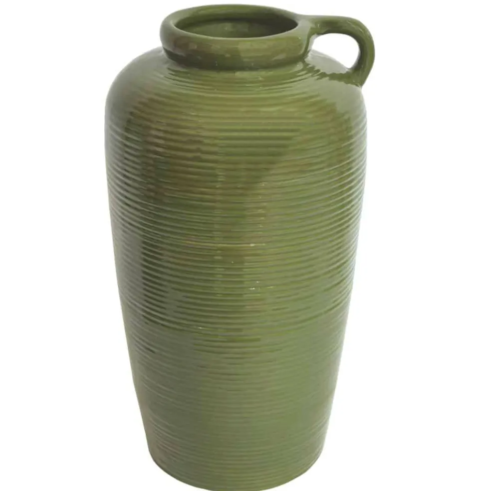 10.25" Green Ceramic Vase by Ashland®