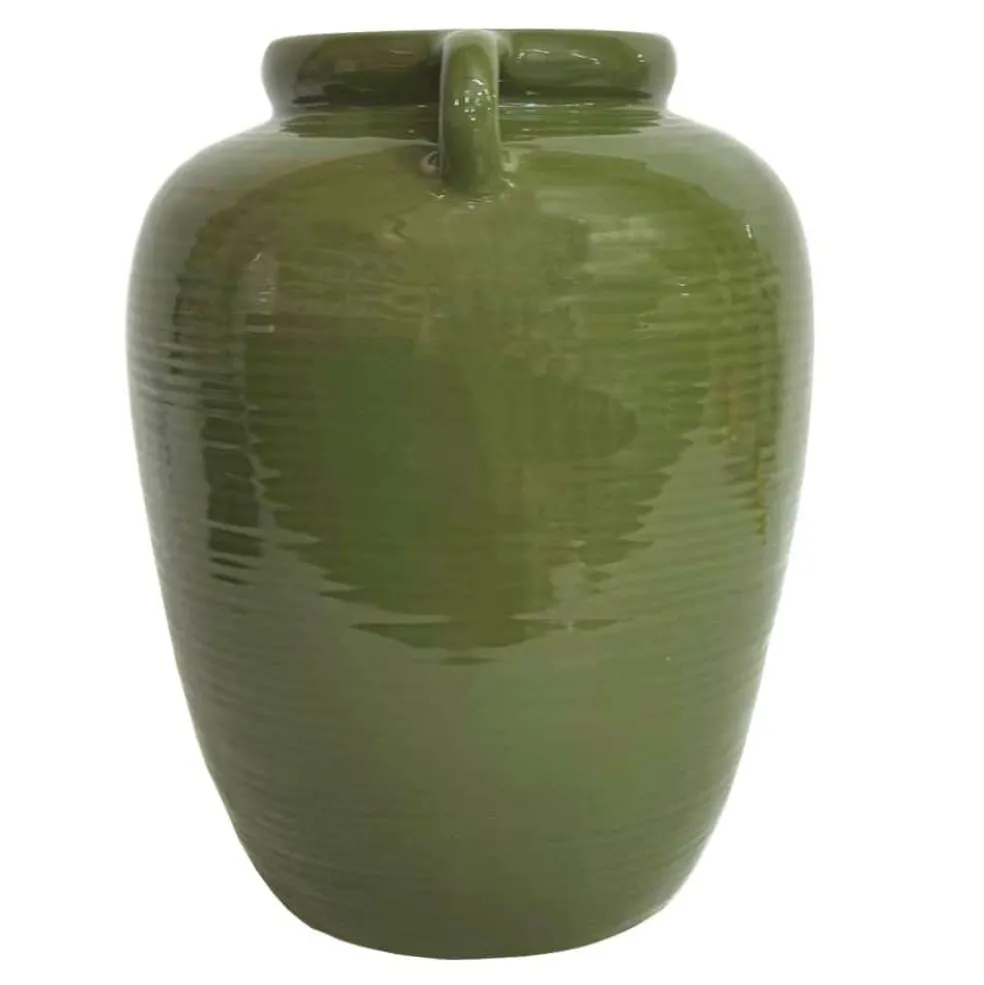 8.25" Green Ceramic Vase by Ashland®