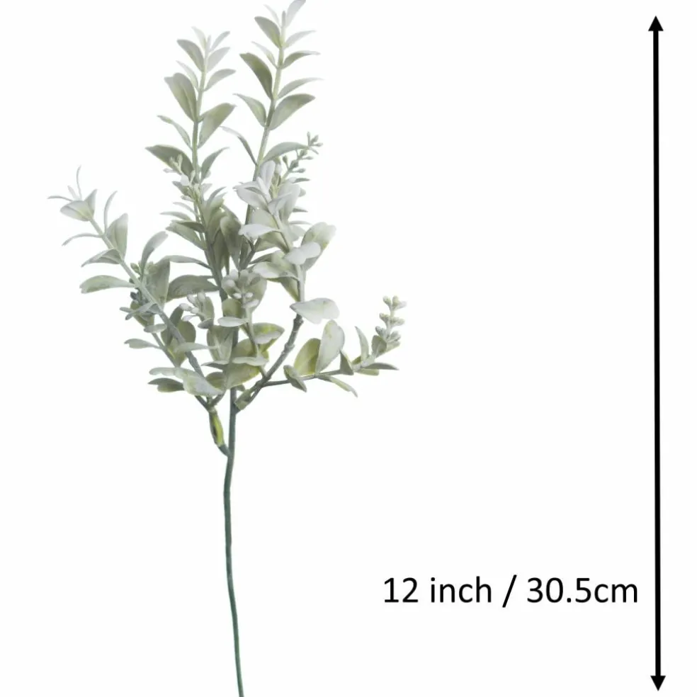 12" Green & Cream Boxwood Pick by Ashland®