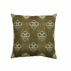 18" Green Floral Pillow by Ashland®
