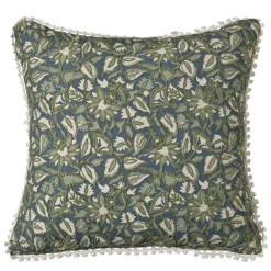 18" Green Floral Pillow by Ashland®