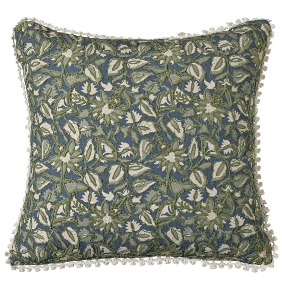 18" Green Floral Pillow by Ashland®