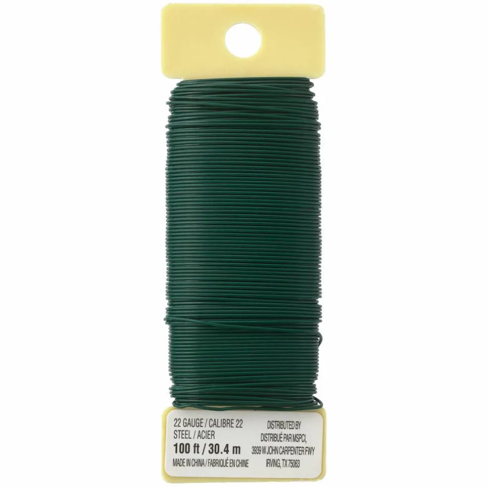 Green Floral Wire, 22 Gauge by Ashland®