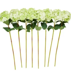 32" Green Hydrangea Artificial Flower Stem, 8ct.