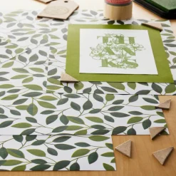 Green Leaf Vines Cardstock Paper by Recollections™, 12" x 12"