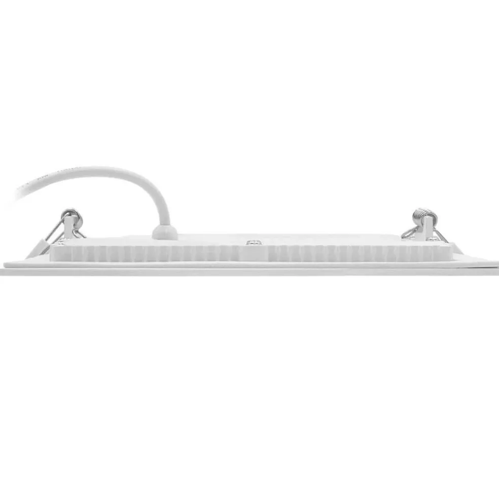 GreenLux 6-in 14w LED Square Slim Downlight 3000K Warm White 120v Dimmable