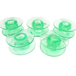 Green Plastic Sewing Machine Bobbin for Viking Machines Durable Non OEM