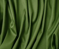 Green Poly Spandex Stretch Solid Stretch Lamour Woven Fabric By the Yard
