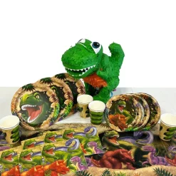 Green T-Rex, 3D Pull-String Pinata - 1 Pinata