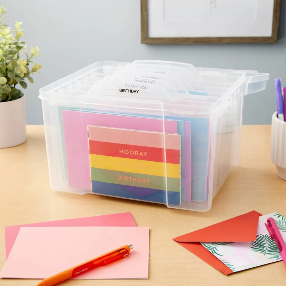 Greeting Card & Craft Keeper by Simply Tidy™