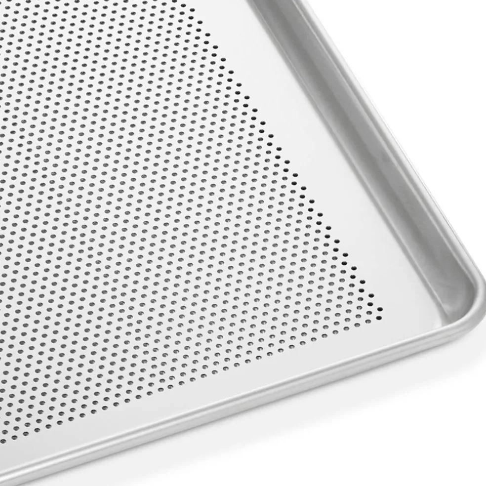 GRIDMANN Commercial Grade Aluminium Cookie Sheet Baking Tray - 6 Pans