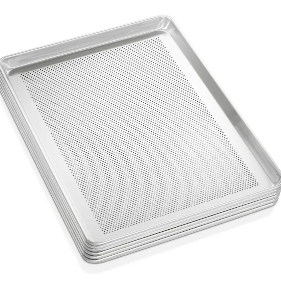 GRIDMANN 18" x 26" Commercial Grade Aluminum Cookie Sheet Baking Tray Pan Full Sheet