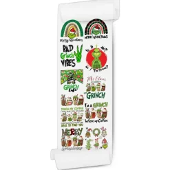 Grinch Vibes DTF Direct-to-Film Gang Sheets - 22x60 Inches