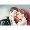 Groom Holding Bride Traditional Cake Topper Figurine