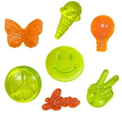 Groovy Glowing Candy Lab STEM Kit | Make Glow-in-the-Dark Candies, Ice Cubes | Explore Luminescence & Chemistry of Gummies | Cool Shapes, Flavors, Safe to Eat | Includes LED Flashlight