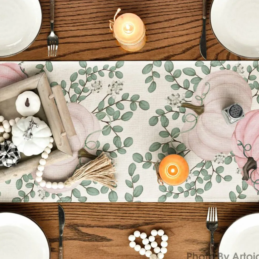 210 GSM Fall Table Runner Home Party Decor 13x72 Inch