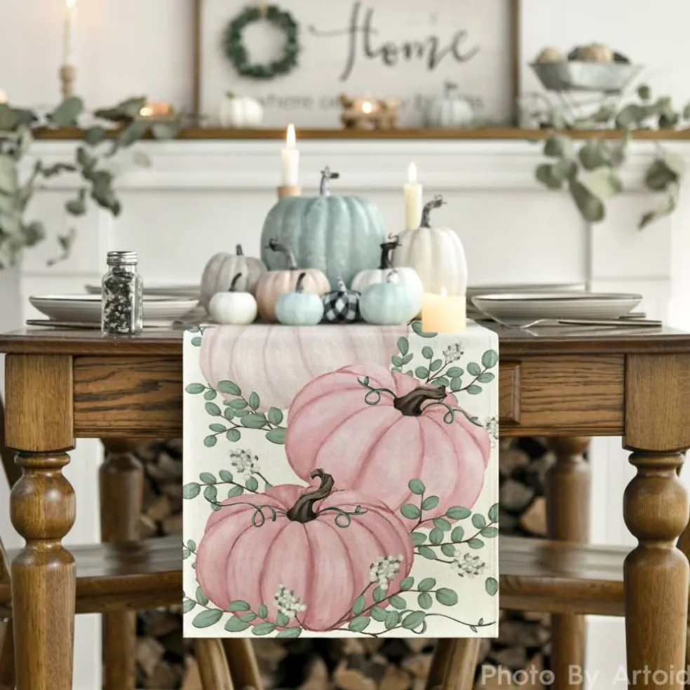 210 GSM Fall Table Runner Home Party Decor 13x72 Inch