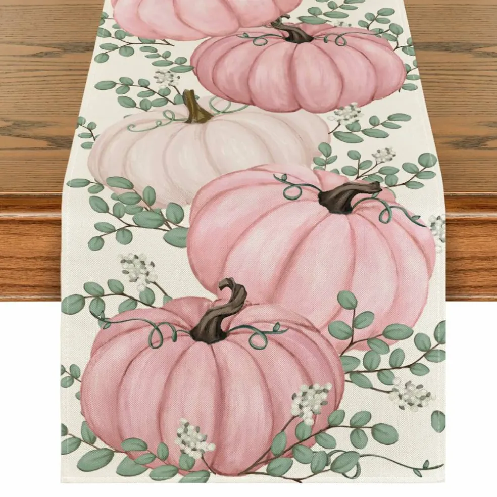210 GSM Fall Table Runner Home Party Decor 13x72 Inch