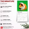 Guinea Pigs | 2027 7 x 14 Inch (Hanging) Monthly Mini Wall Calendar