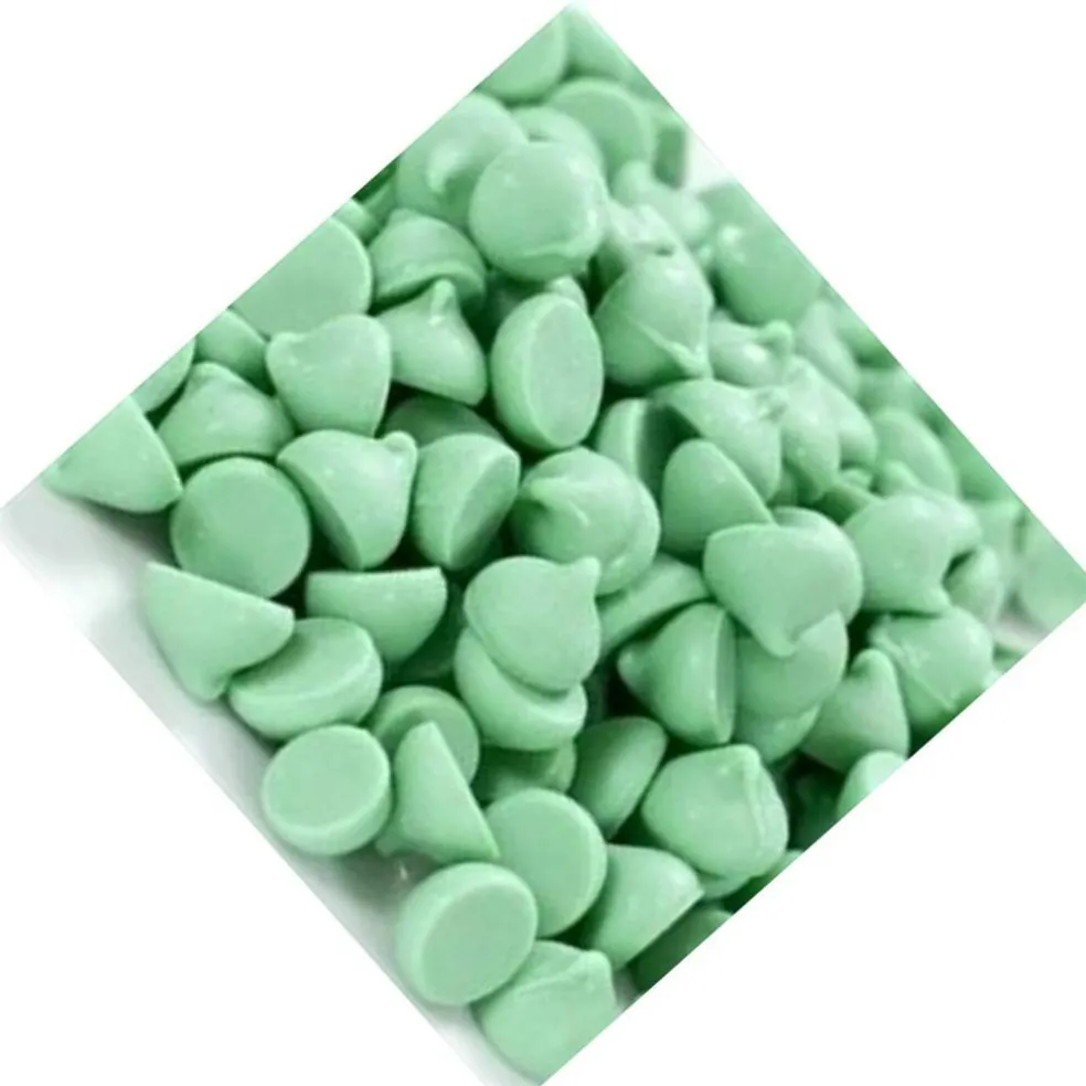 Guittard Green Mint Cookie Drops One Pound