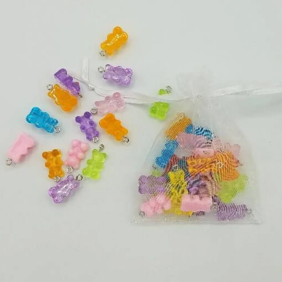 Gummy Bear Beads, Candy Charms