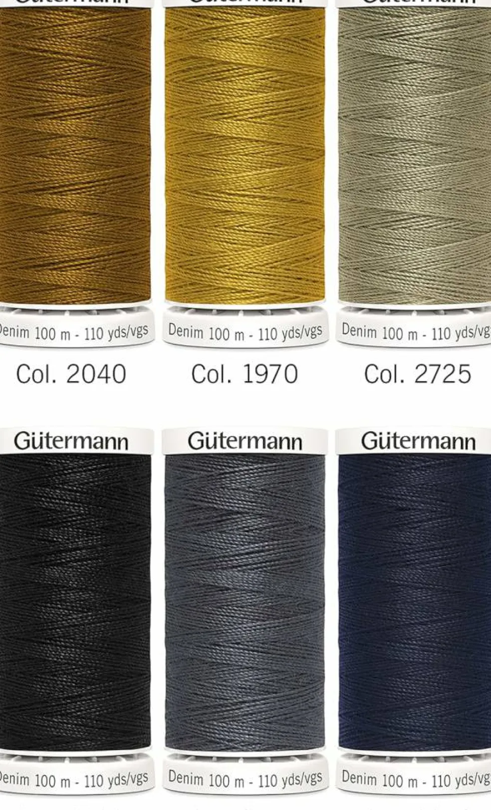 Gutermann - Denim Set - Professional Jeans Thread