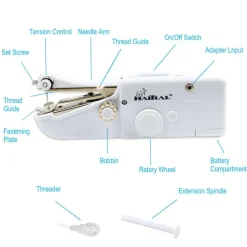 Haitral™ Craft Miniature Solo Cordless Lite Sewing Machine