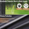 4 Half Mesh Sidewalls for 15x10 Ft Pop Up Canopy Tent w/ Window Food Vendor Fair