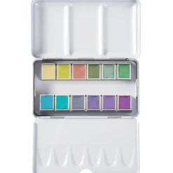 12 Half Pans Iridescent Watercolor Set by Artist's Loft™