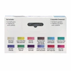 12 Half Pans Iridescent Watercolor Set by Artist's Loft™