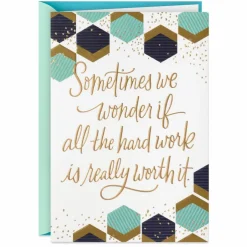 Hallmark The Hard Work Was Worth It Congratulations Card