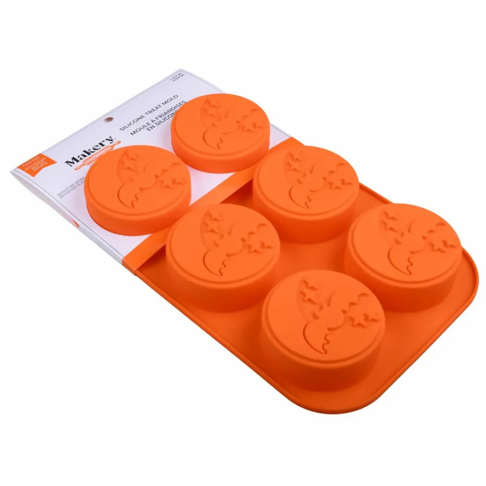 Halloween Bat with Moon & Stars Silicone Treat Mold by Makery™