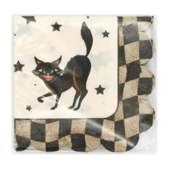 Halloween Black Cat Beverage Napkins, 20ct. by Celebrate It™