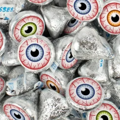 Halloween Candy Party Favors Chocolate Hershey's Kisses by Just Candy - Eyeballs