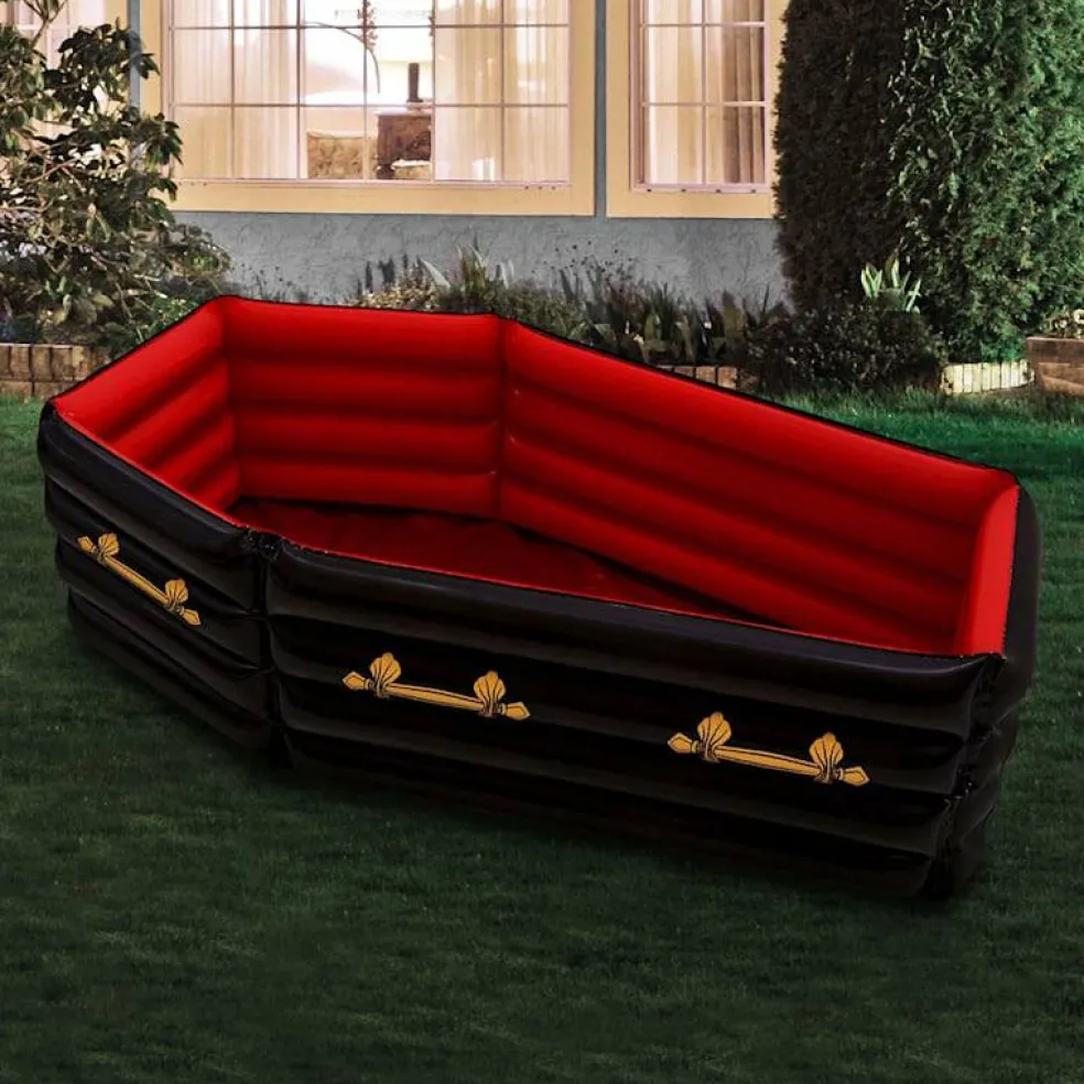3.5' Halloween Coffin Inflatable Decoration