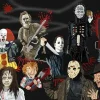 Halloween collage Edible Icing Sheets-fits 1/4 sheet cake or larger