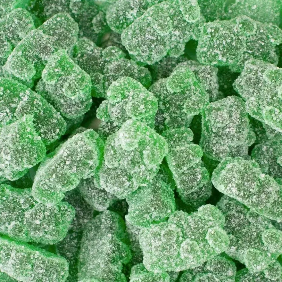 Halloween Colors Sugar Sanded Gummy Bears by Just Candy