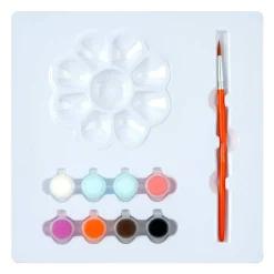 Halloween Color Your Own Black Cat & Jack-O'-Lantern Canvas Painting Kit by Creatology™