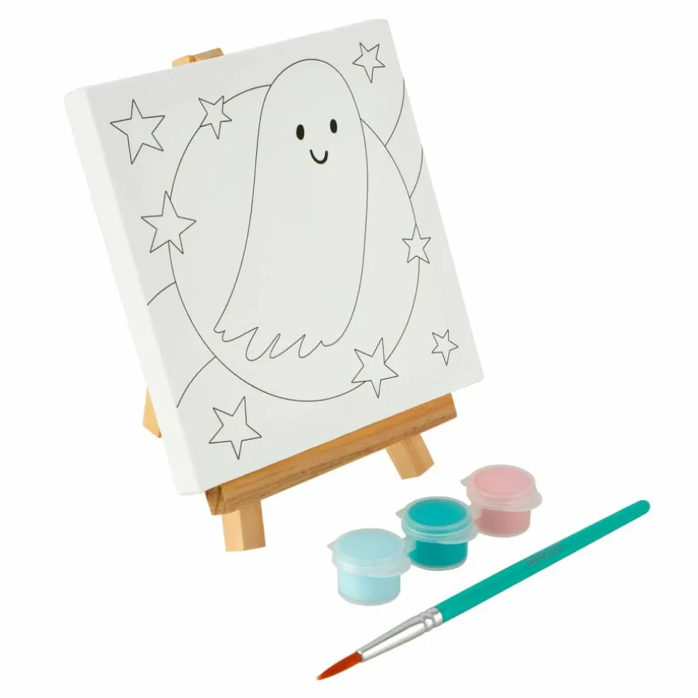 Halloween Color Your Own Ghost Mini Canvas Kit by Creatology™