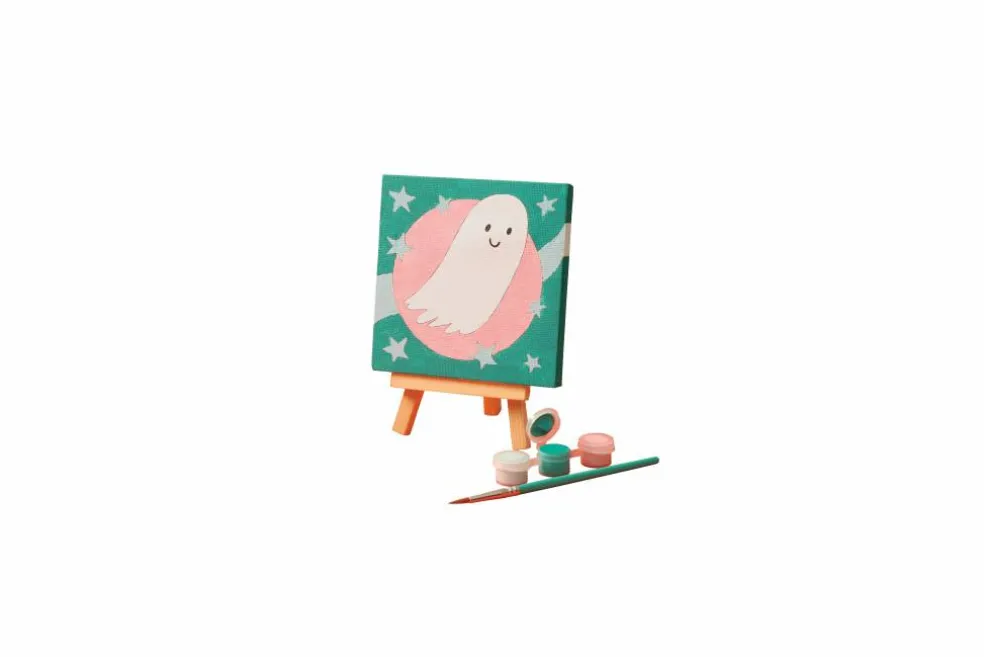Halloween Color Your Own Ghost Mini Canvas Kit by Creatology™