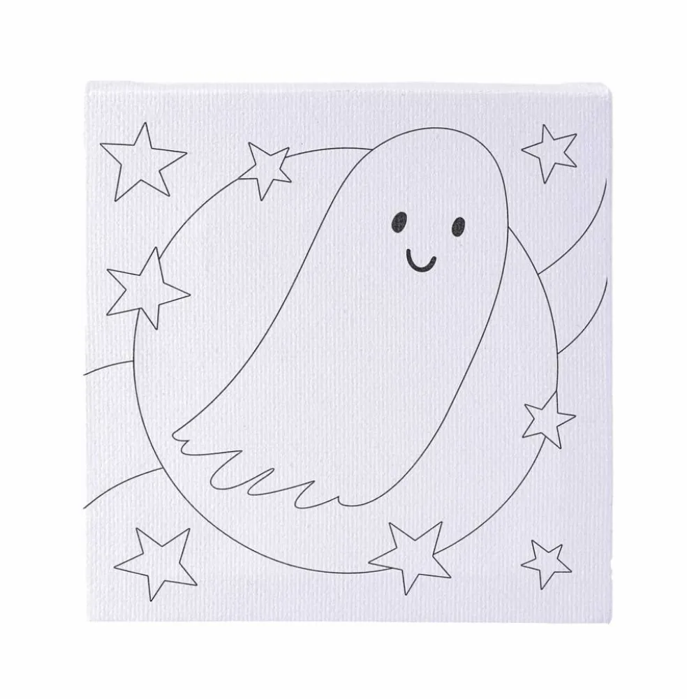 Halloween Color Your Own Ghost Mini Canvas Kit by Creatology™